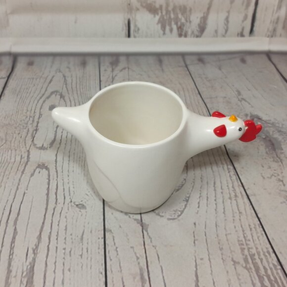 Department Dept 56 French Hen Mug Set Of 4 Country Kitchen Farmhouse 2004 - Picture 4 of 16